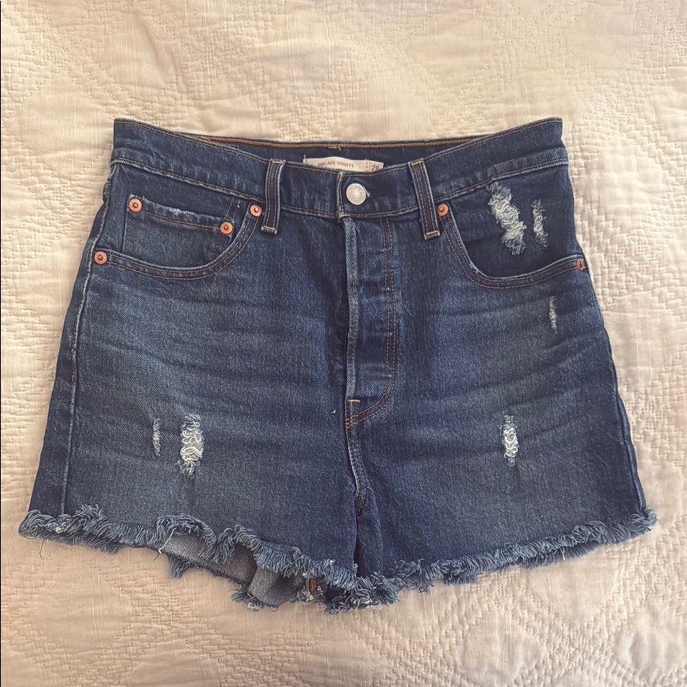 Levi’s High-waisted Denim Shorts